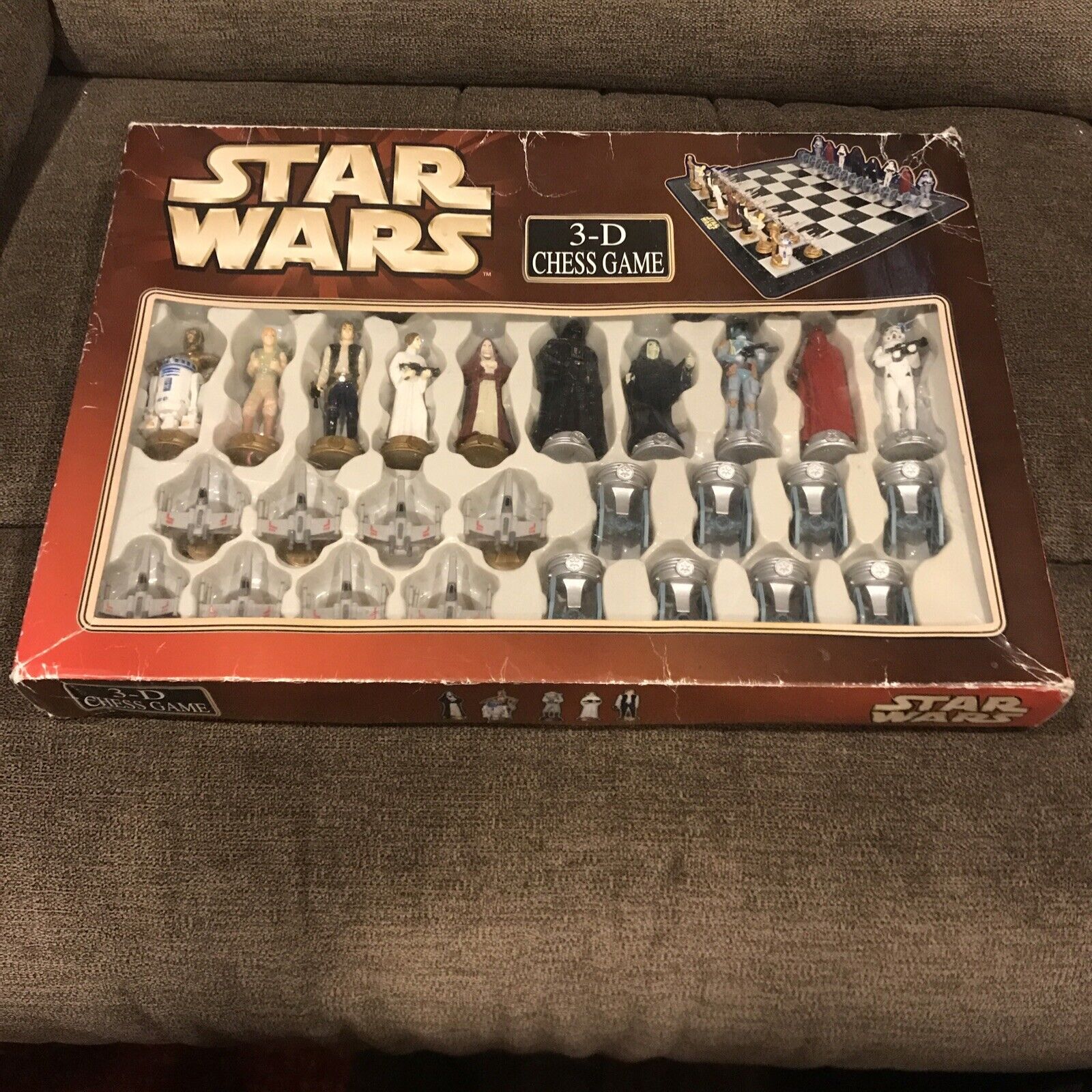 Star Wars 1999 Schach 3D Chess A La Carte New Boxed Sealed Rare VIntage  Trilogy