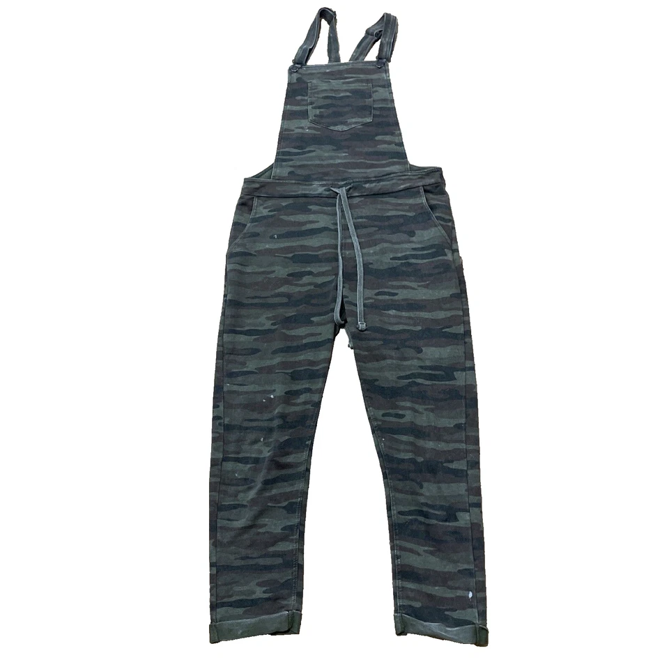 Mono WALLFLOWER Mujer M Camuflaje Verde Elástico Algodón Baberos Mono 34 Cintura 25 pulgadas Foto 2 de 4