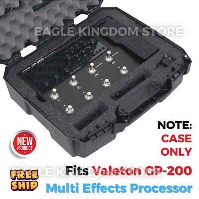 Heavy Duty Guitar Pedal Travel & Storage Case for Valeton GP-200 Multi-Effects