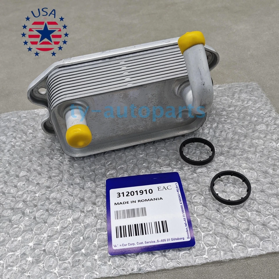 New Engine Oil Cooler For 99-09 Volvo S60 S70 S80 V70 XC90 31201910 - Image 3 of 4