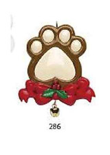 Dog Paw Ornament Can be Personalized RM286
