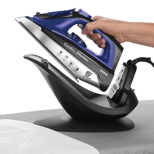 2in1 Cordless Steam Generator Iron 2600W Ceramic Soleplate Self Clean