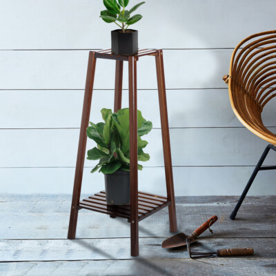 Indoor Plant Stand Flower Rack Shelf Small Medium Large Potted Holder End  Table | eBay