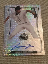 CARMEN MLODZINSKI 2020 Leaf Metal Draft Mojo AUTOGRAPH Pittsburgh Pirates Rookie