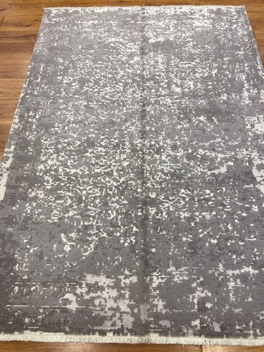 New Modern Carpet, 4x6 ft Turkish Rug, 4x6 ft Bedroom Rug, Bamboo Carpet - Picture 4 of 10