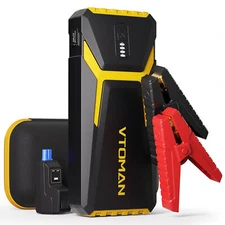 VTOMAN V10 Pro Jump Starter, 4500A Portable Car Starter 12V Lithium Jump Box US