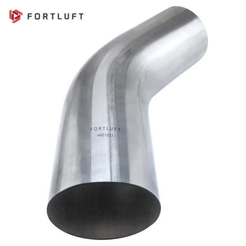 FORTLUFT Universal Mandrel Exhaust Bend Pipe 45 Degree Stainless Steel - Picture 8 of 8
