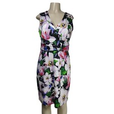 LAUREN RALPH LAUREN Floral Romantic Garden Party Career Event Sheath Dress 12