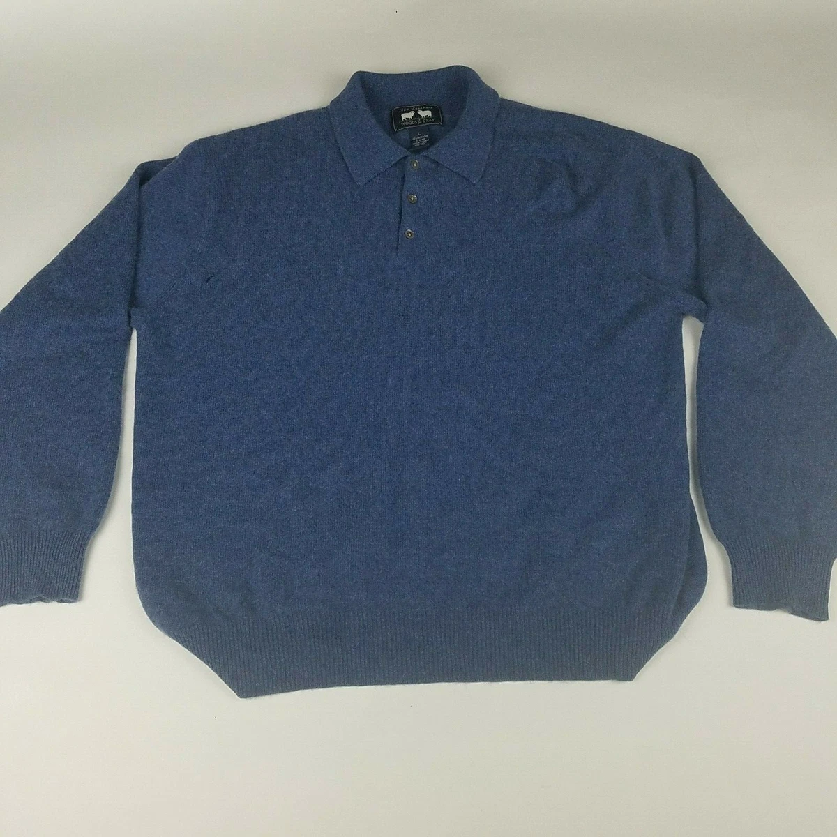 Woods and gray cashmere sweater clearance