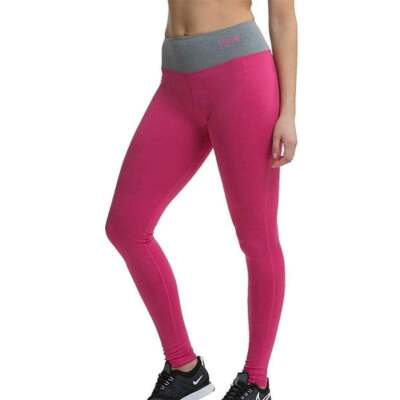 TCA Pro Performance Supreme High Waist Womens Running Tights Pink Seamless  Run UK - Main Image