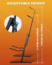 Supporto Per Violoncello Pieghevole A 3 Gambe - Altezza Regolabile 74-120cm, Imbottitura Antiscivolo - Foto 9