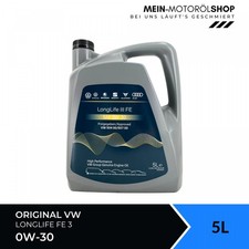 Original VW Audi Seat Skoda Longlife III FE 0W-30 VW 504 507 00 Motoröl 5 Liter