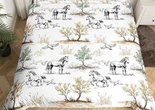 Wild Horse Western Twin Size Duvet Cover