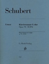 Schubert, Franz - Klaviersonate G-dur op. 78 D 894 | Instrumentation: Piano solo