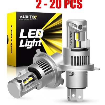 2-20x AUXITO H4 LED 9003 Headlight Bulb Conversion High Beam Low 90W 6000K White