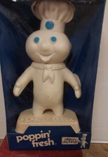 2 Pillsbury Ornaments Poppin Fresh & Poppie Fresh