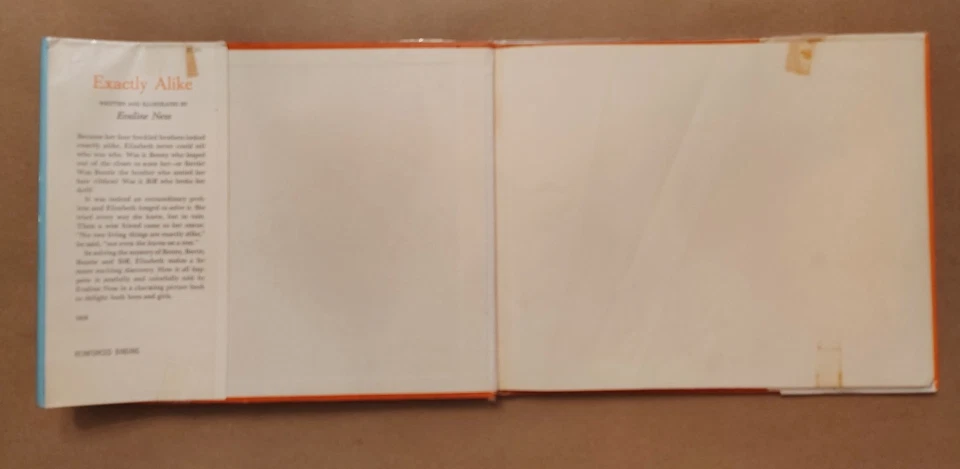 EXACTLY ALIKE ~ EVALINE NESS ~ FABULOUS HCDJ VINTAGE CHILDREN'S ILLUSTRATED BOOK - Image 2 of 4