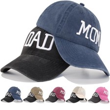 Mom and Dad Hats Baseball Cap Set Gifts for New Parents Couples Mother F