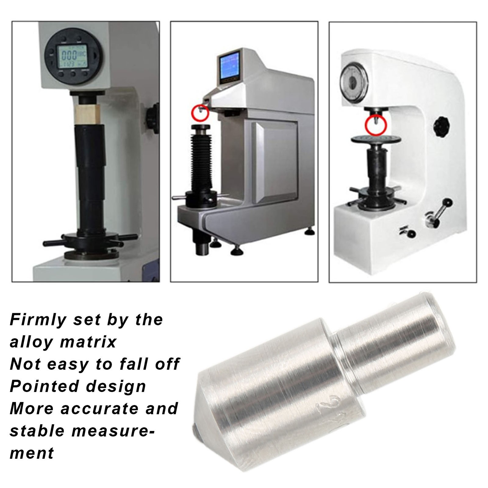 Indenter High Accuracy Replacement Tool For Metalworking Inspection Gage