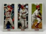 2022 Topps Opening Day TROUT, OHTANI & RENDON "Triple Play" #1A, 1B and 1C