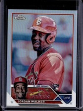 2023 Topps Jordan Walker Chrome Retail Rookie Variations SP RC #344 Cardinals