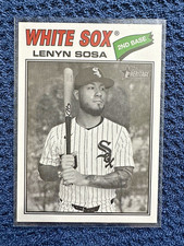 2026 Topps Heritage Lenyn Sosa #339 Black And White Image Variation White Sox &