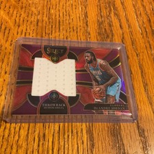 2023-24 Select DeAndre Jordan Throwback Memorabilia Jersey Purple Prizm 57/99