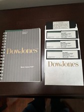 Market Analyzer PLUS by Dow Jones - Version 1   Vintage Software for IBM PC