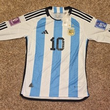 Adidas Argentina Messi #10 - FIFA World Cup 2022 Soccer Jersey Men - L