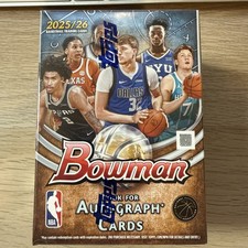 NBA 2025–26 Bowman Basketball Value Box – Factory Sealed 60 CARDS!