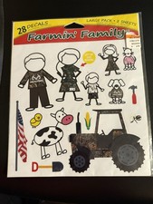 Realtree Camo Farmin Family Decals 28pc. Set Realtree Camo Farmin Family Decals 28pc. Set