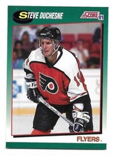 STEVE DUCHESNE 1991-92 SCORE ROOKIE TRADED CARD NEAR MINT CONDITION