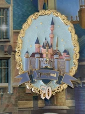 2025 Disneyland 70th Anniversary Sleeping Beauty Castle Magnet NEW