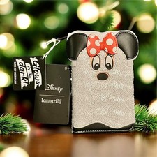 Loungefly Minnie Mouse Fantasma Disfraz Brilla en la Oscuridad Cartera EXCLUSIVA Totalmente NUEVO
