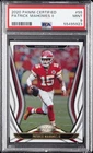 2020 PANINI CERTIFIED #55 PATRICK MAHOMES II PSA 9