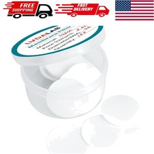100-Pack 25mm Nylon Membrane Filters, Hydrophilic Discs for Lab Filtration