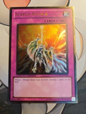 Yugioh! Icarus Attack - Limited Ed Gold Rare - GLD3-EN049 - MP