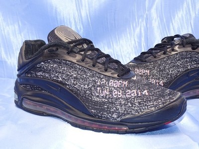 NIKE AIR MAX DELUXE SKEPTA SNEAKER GR 44 SCHUHE HERREN SELTEN SCHWARZ LTD Z6
