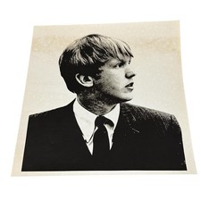 Vintage Harry Nilsson Original 12.5x12.5 B&W Portrait Photo Print Rock Pop