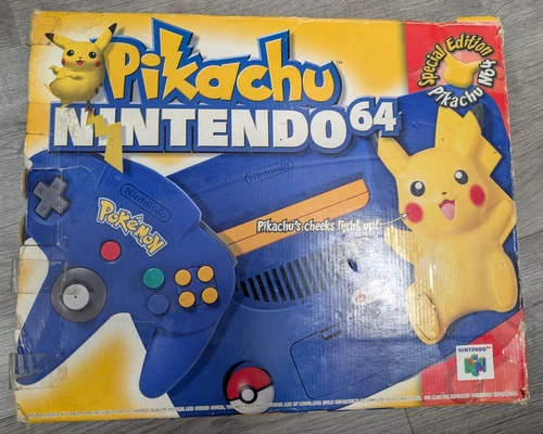 Special Pikachu Edition Nintendo 64 N64 Toys R Us Exclusive Box Only NO System - product listing photo