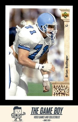1992 Upper Deck #4 Brian Bollinger San Francisco 49ers RC