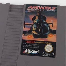Nintendo NES Spiel: Airwolf - Modul und Schutzh&uuml;lle Acclaim PAL-B EEC