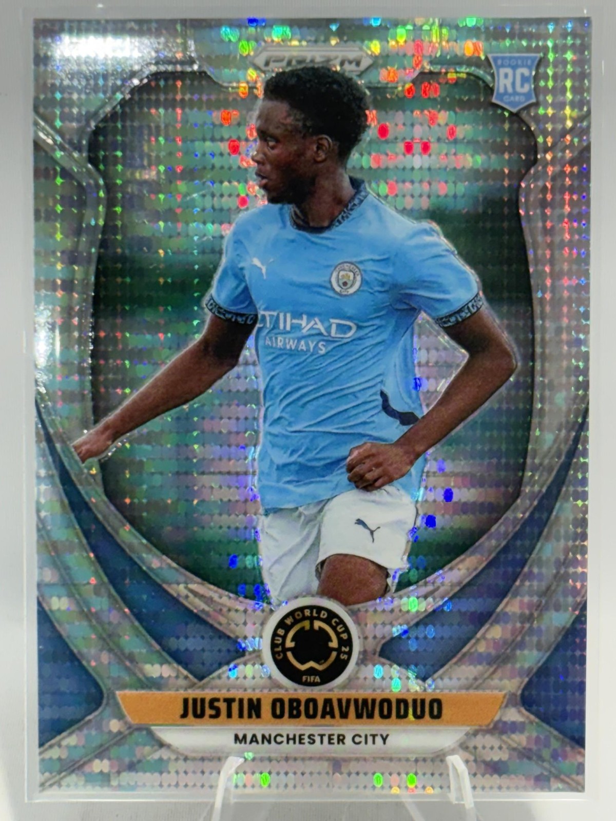 Justin Oboavwoduo 2025 Panini Prizm FIFA Club World Cup Pulsar RC #138