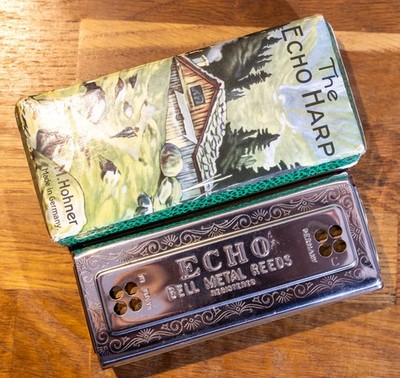 Mundharmonika Hohner Echo Harp 64 C-Dur und G-Dur