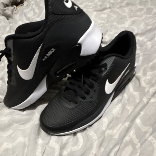 Nike Air Max 90 Golf Black White Men's Low Top Sneakers CU9978-002 2020 - Picture 5 of 6
