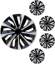 4X 16" Inch Wheel Covers Snap On Full Hub Caps Fit for R16 Tire & Steel Rim