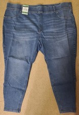 TERRA  SKY SKINNY HIGH-RISE PULL ON JEGGINGS PLUS 4X 28W-30W NWT FREE SHIP