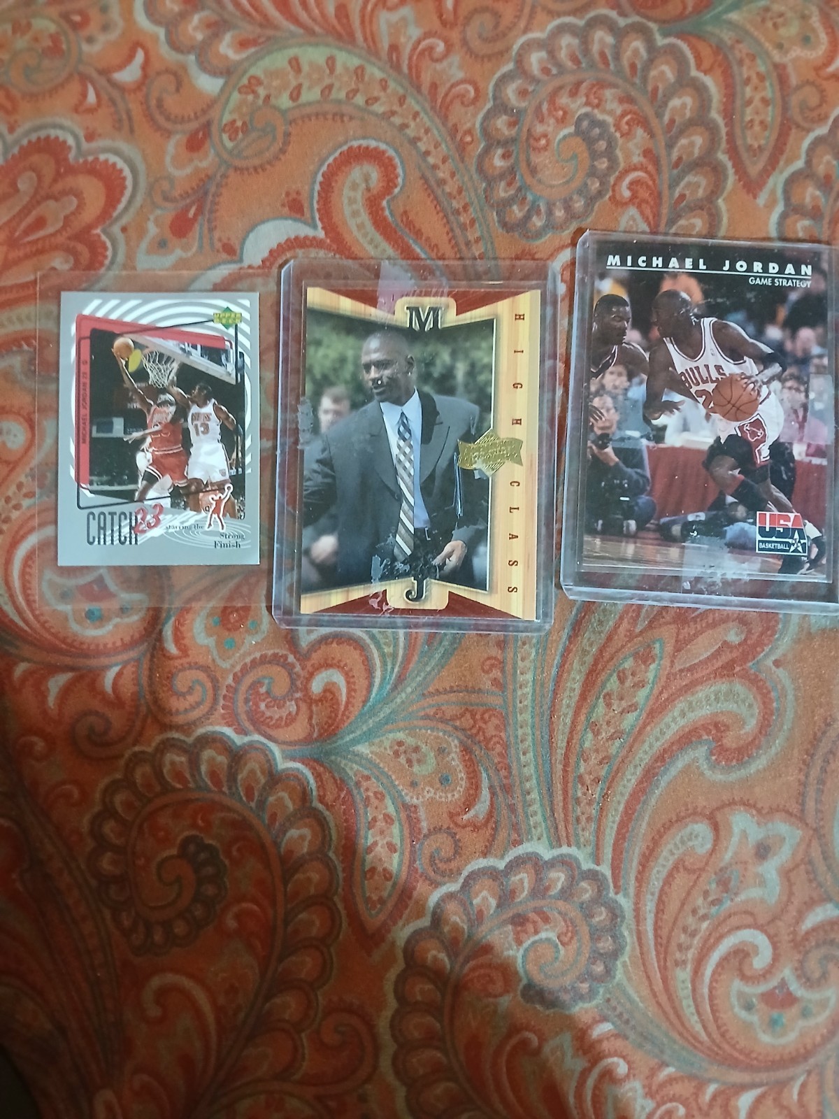 Michael Jordan , Chicago Bulls  , 1990's ,  3 Card Lot , Must See
