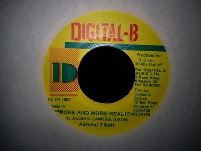 Admiral Tibet - More And More Reality (7'') (Near Mint (NM or M-)) - 4057915477