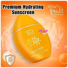 Beauty Vault Premium Hydrating Sunscreen SPF50, 50g